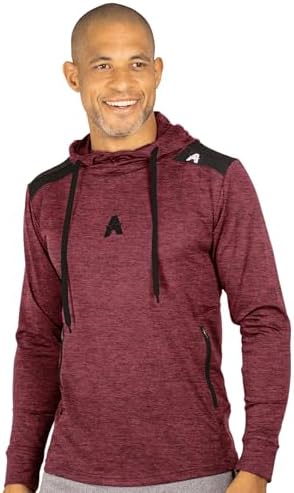 Anthem Athletics Hyperflex Gym Hoodie Men - Lightweight Workout Hoodie Black Mens Running Athletic Slim Fit