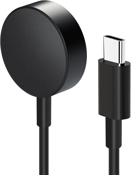 Rongep Samsung Galaxy Watch 7/6/5 Pro/4/3 için Yedek Şarj Kablosu 100 Cm Uzunluk Güçlü Manyetik Bağlantı Stabil Tutuşlu Deformasyona Karşı