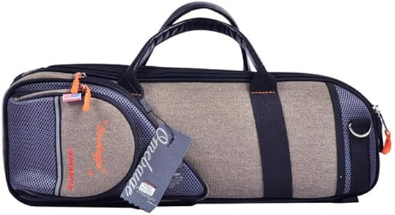 1.57inch Thickened Foam Shock-absorbing Double Shoulders/Single Shoulder/Portable Bb Trumpet Bag Waterproof Moisture-proof Trumpet Box Brass Instrument Case