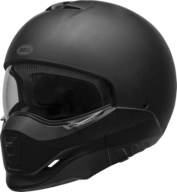 Bell - BROOZER SOLID ECE Helmets - Adult Unisex - protective gear, bike helmet, street helmet, street protective helmet, Matte Black , S