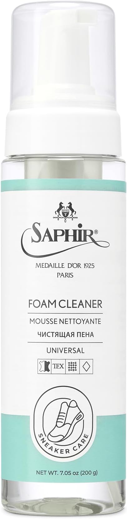 SAPHIR Medaille dOr Sneaker Foam Cleaner - 7.05 Oz.