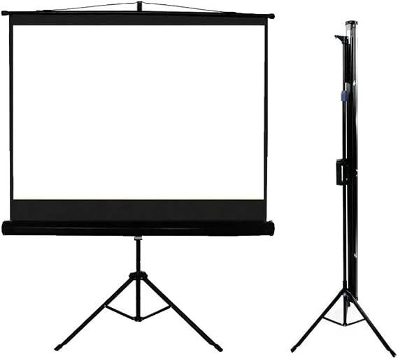 Codegen TX-18 180X180cm Tripod Ayaklı Taşınabilir Projeksiyon perdesi, Siyah