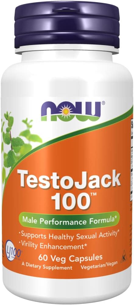 NOW Foods: Testojack 100 Male Performance Formula, 60 Veg Caps
