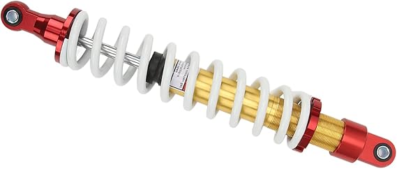 Motorcycle Air Shock Absorbers, 430mm Adjustable Universal Motorcycle Rear Air Shock Absorbers for PIT QUAD DIRT BIKE Trail Bike Dirt Bike Kart Motorcycle