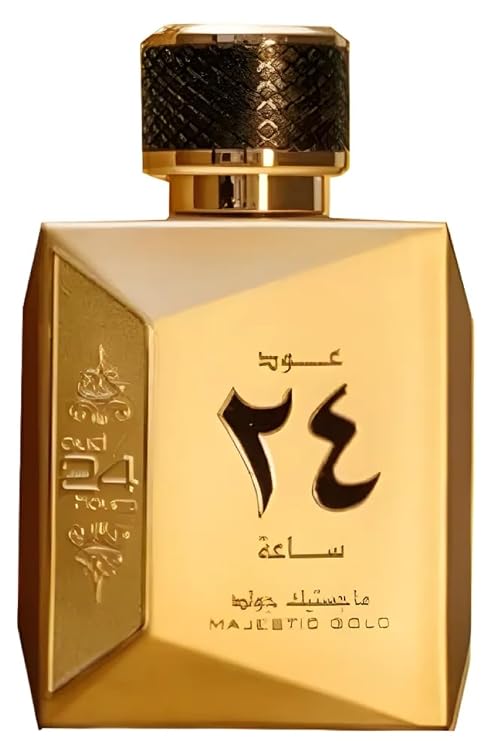 Ard Al Zaafaran Oud 24 Hours Majestic Gold Eau de Parfum Spray for Unisex, 3.4 Ounce