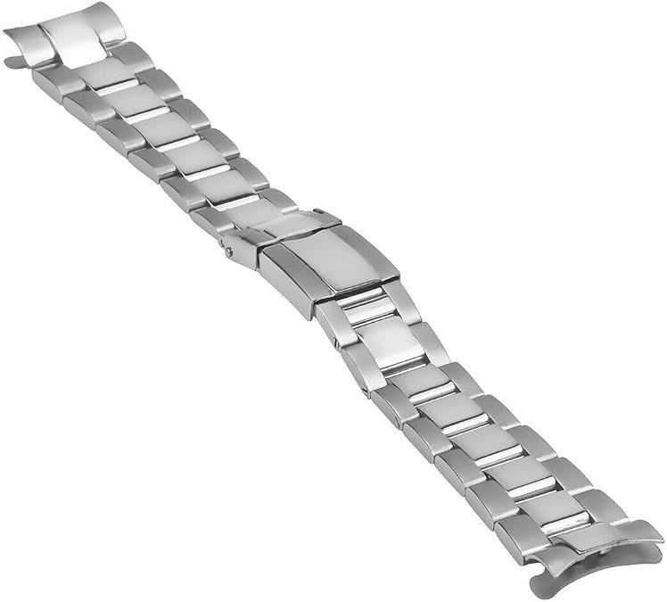 Ewatchparts Oyster Watch Band Stainless Steel Compatible With Rolex Daytona 116520 116523 Shiny/Center