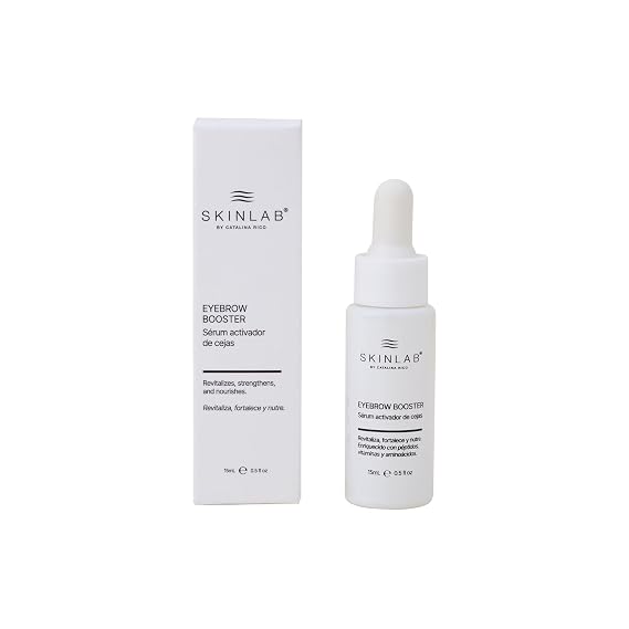 Skinlab Premium Eyebrow Enhancer Brow Serum Helps Achieve Thicker Fuller Longer Looking Brows 3 Month Supply Dermatologist Ophthalmologist Tested Hypoallergenic Cruelty and Paraben Free
