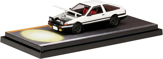 HJ64 1/64 Toyota Sprinter Trueno GT APEX AE86 / Initial D Engine-equipped Model VS Sudo Kyoichi Finished Product