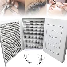 Wispy Promade Fans Box - Black & Brown - C,CC, D Curl - Mix multiple sizes in 1 | Easy pick-up | Premade volume fans for eyelashes extensions (BLACK | XXL BOX 1200 FANS, D Curl 9-16mm)