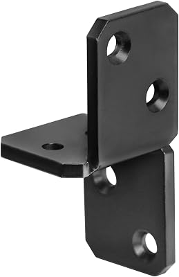 10 PCS Rafter Clips Bracket for 2x2,2x4 Nominal Wood Post, 6 Gauge Heavy Duty Joist Hanger Connector for Pergola