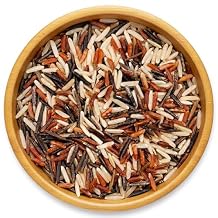 NY Spice Shop Brown & Black Whole Grain Rice - 1 Pound Wild Brown & White Rice Mix Grains Blend Ideal in Rice Pilaf, Jambalaya, Soups and Alongside Grilled Meats