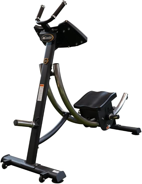 Ab Coaster CS3000 - Ultimate Ab Workout, Six Pack Exercise Machine for Professional Facilities, Stainless Steel 2.5 Rails, Plate Loading Resistance