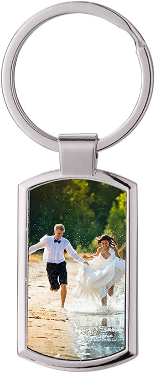 Personalized Keychain, Custom Photo Picture Key Chains Birthday Christmas Gift for Women Men