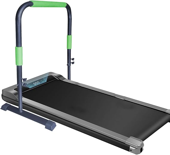 Adjustable Handle Bar for Walking Pad Only - Max Height 43", Compatible with 23" Walking Pad, Heavy-Duty Steel Frame w/Non-Slip Base