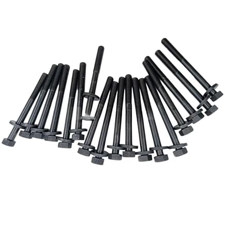 18 Pieces Cylinder Head Bolt 8982010190 8971445832 for Isuzu Engine 4JJ1 4JK1 4JX1 Truck D-MAX
