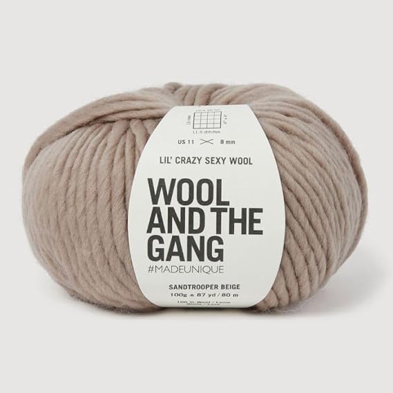 Wool and the Gang Lil Crazy Sexy Wool 079 Sandtrooper Beige