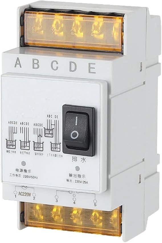 Fully Automatic Water Level Controller Switch 25A 220V Water Tank Liquid Level Detection Sensor Water Pump Controller A