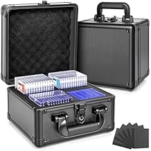 Graded Card Storage Box, Top Loader Boxes, Sports Trading Card Storage Case, Slab PSA/GMA/CSG/SGC/HGA Magnetic Holder, Baseball Football Card Case, Holds 300+ Cards