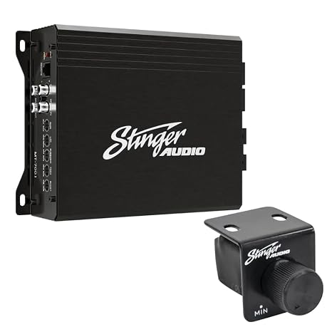 Stinger Audio MT-700.1V2 Compact Monoblock 700W Class D Car Audio Amplifier