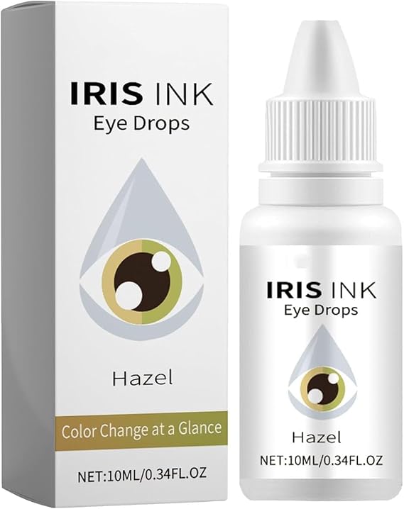 Irisink Color Changing Eye Drops, Irisink Pro Eye Drops, Eye Color Changing Drops, Pro Eye Drops, Change Eye Color (Hazel)