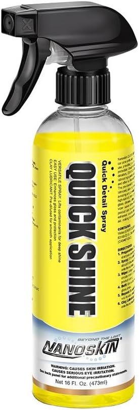 Nanoskin QUICK SHINE Detail Spray for Gloss, 16 Oz