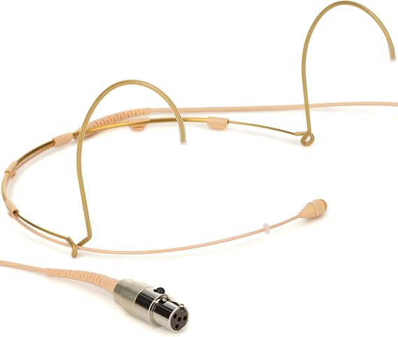 DPA 4066 CORE+ Omnidirectional Headset Microphone with TA4F Connector - Beige