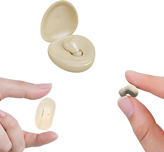 Single Earbud Bluetooth Mini Small Invisible Earbuds Wireless Bluetooth One Ear Smallest Micro Tiny Discreet Earbuds For Small Ears Ear Canals Mini Invisible Ear Buds Discreet Headphones For Work
