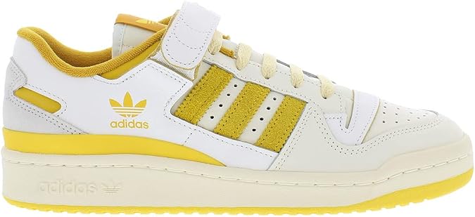 adidas Forum 84 Low Mens Shoes Size 7, Color: Cream/Yellow-Off-White