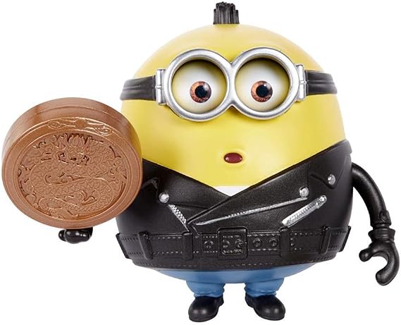 Minions: Rise of Gru Otto Button Activated Action Figure Approx 4-in with Zodiac Stone Accessory, Gift for Kids Ages 4 Years & Older