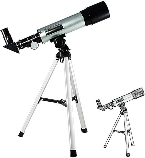 Practical Telescope Practical Telescope Telescope, Refraction Hd Coated Glass Optical Lens, Portable Tripod OutdoorStora