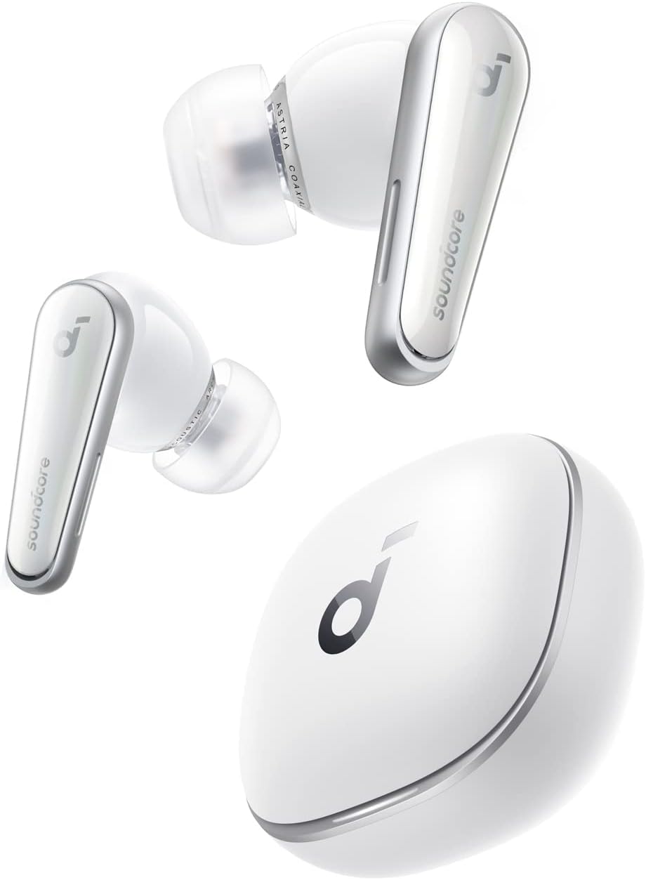 Anker Soundcore Liberty 4 Bluetooth 5.3 Fully Wireless Earphones, Ultra Noise Cancelling, 2.0, 3D Audio, Wireless Charging, Multi-Point Connection, External Sound Capture, Up to 28 Hours Playback
