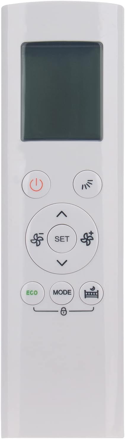VINABTY Replacement Remote Control Compatible with Midea RG58B/BGE RG58E4/BGEF RG58D/BGEF AC Air Conditioner