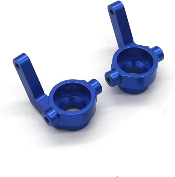 RC Car Accessories for ZD for Racing DBX-10 10427S 9106S 1/10 Steering Cup 7186 RC Remote Control Car for Desert Off-Road Vehicle Metal Upgrade Accessories(Blue)