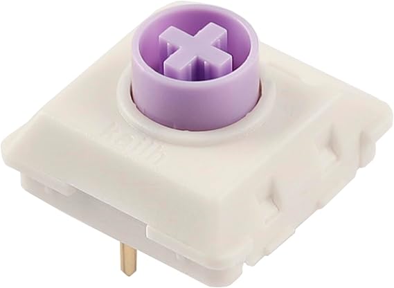 Mechkeeb Full POM Low Profile Kailh Choc V2 1353 Taro Ice Cream Mechanical Keyboard Switches Fast Trigger & Light Force, MINI Version, Compatible with Hitbox Devices