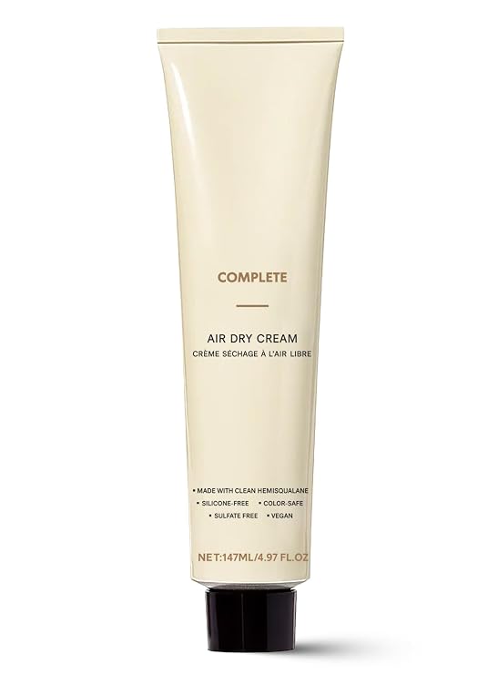 Air Dry Cream for Hair, Frizz Control Styling Cream, Enhances Natural Texture, Smoothens and Defines Hair, Lightweight Moisturizing Formula for Soft Hold and Effortless Air-Dried Look, 4.97 fl oz