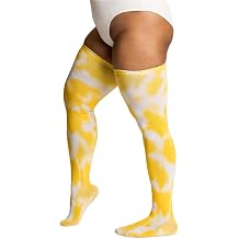 Thunda Thighs Plus Size Thigh High Socks, Over the Knee High Boot Stockings Leg Warmers