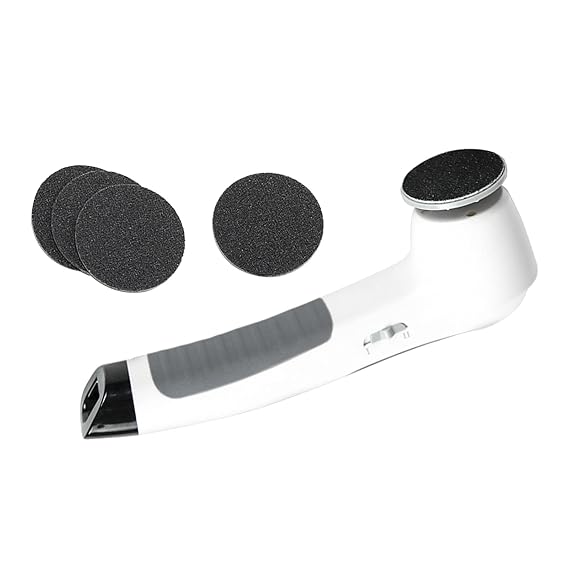 Esquirla 60W Pedicure Electronic Adjustable with 60pcs Sandpaper Discs for Cracked Hard Dead Foot