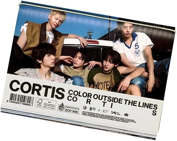 CORTIS [1st EP Album COLOR OUTSIDE THE LINES](Scene 2 Ver.) + 3 Extra Photocards Set