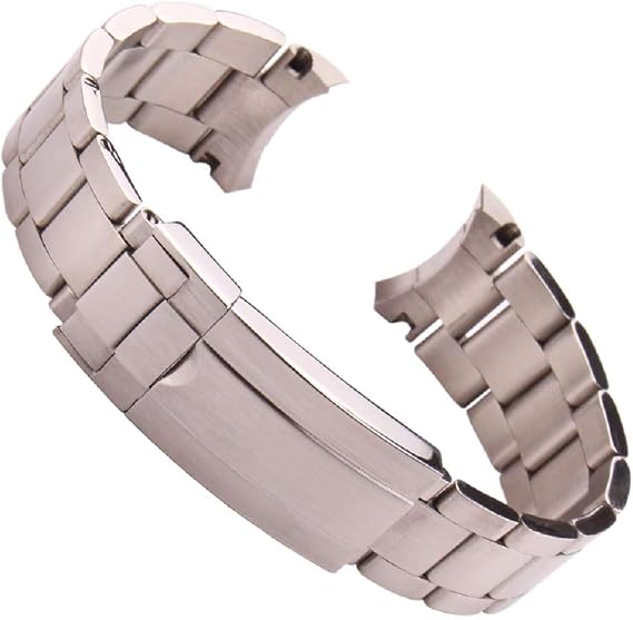 Rolex 20MM Brushed Solid Stainless Steel For Submariner, GMT-Master Watch Band Bracelet starp W/Logo