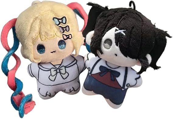 2pcs KAngel AME-chan Soft Figure Anime 4'' Mini Hug Pillow OMGkawaiiAngel-chan Pendant Charm Gifts for Fans