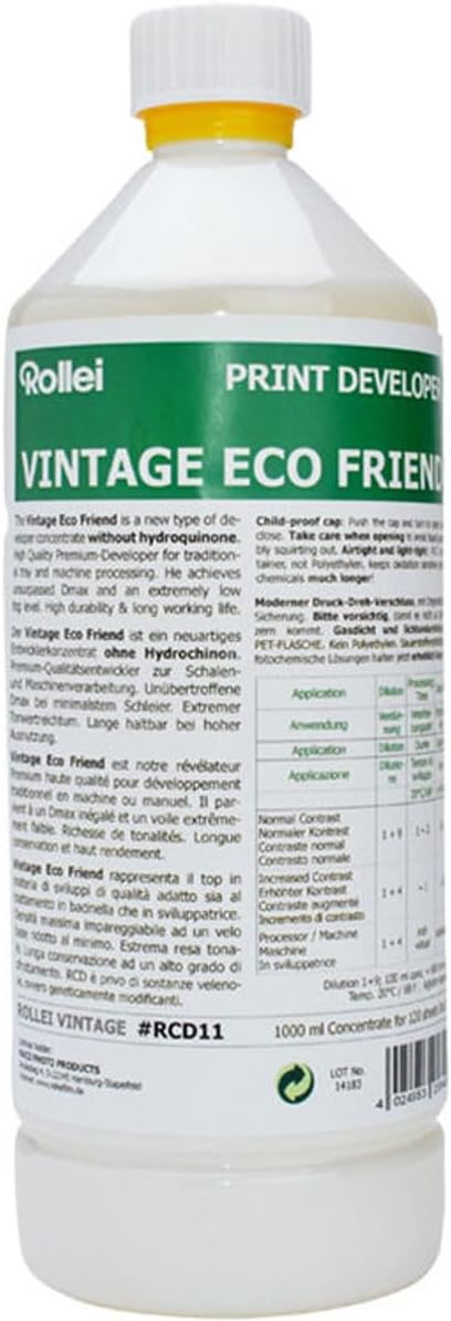 Rollei RCD Vintage Eco Friendly Black and White Paper Developer, 1 Liter