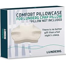 Lunderg Comfort Pillowcase Replacement for Our CPAP Pillow - Premium Comfort Fabric - Pillow NOT Included