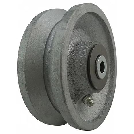 V-Groove Track Wheel,4" Wheel Dia.