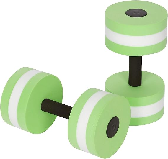 Sports Water Weights for Pool Exercise Water Aerobics Equipment Combo Set High Density Aquatic Exercise Dumbbells Aqua Pool Fitness