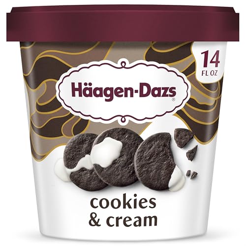 Haagen-Dazs Ice Cream, Cookies & Cream, 14 oz Frozen