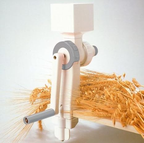 GSD Grain Mill With Steel Grinder, White