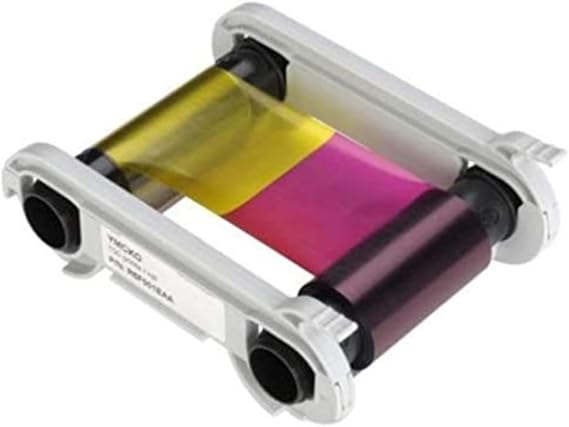Compatible R5F008EAA YMCKO Color Ribbon for Evolis Primacy Elypso Zenius Card Printers 300 Images