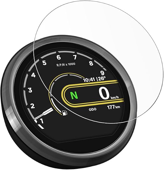 Speedo Angels Dashboard Screen Protector compatible with ROYAL ENFIELD GUERRILLA 450 (FLASH/DASH) (2024-) 2 x Ultra Clear