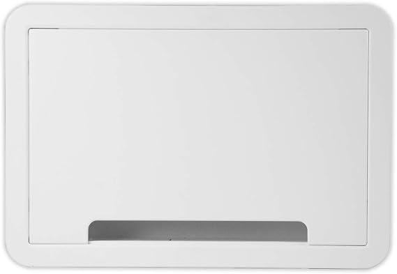 Legrand - OnQ Cable Management, Structured Media Enclosure, in-Wall Enclosure, TV Home Theater Box, Recessed Storage Box, Dual Purpose, 9 Inches, White (ENP0900-NA)