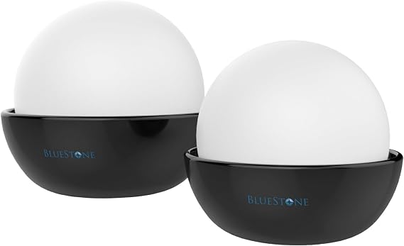 Humidifiers, Set of 2 Stone Decorative Ceramic Natural Water Humidifier, Non-Electric Battery Free for Bedrooms, Great for Babies by Bluestone